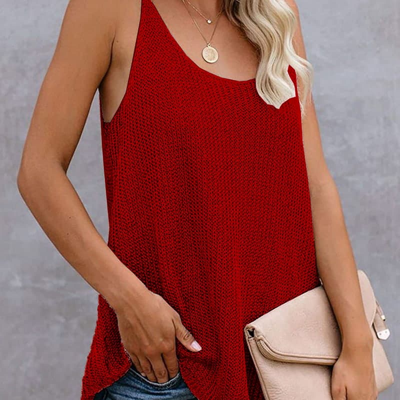 SM-K0065 Uネック薄手ゆったりニットベスト SM-K0065 Uネック薄手ゆったりニットベスト