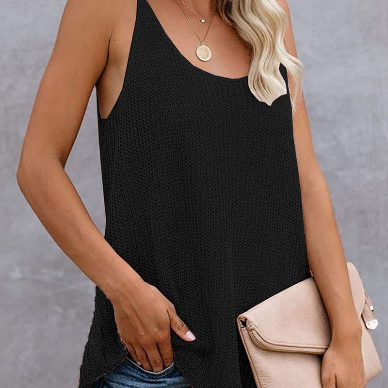 SM-K0065 Uネック薄手ゆったりニットベスト SM-K0065 Uネック薄手ゆったりニットベスト